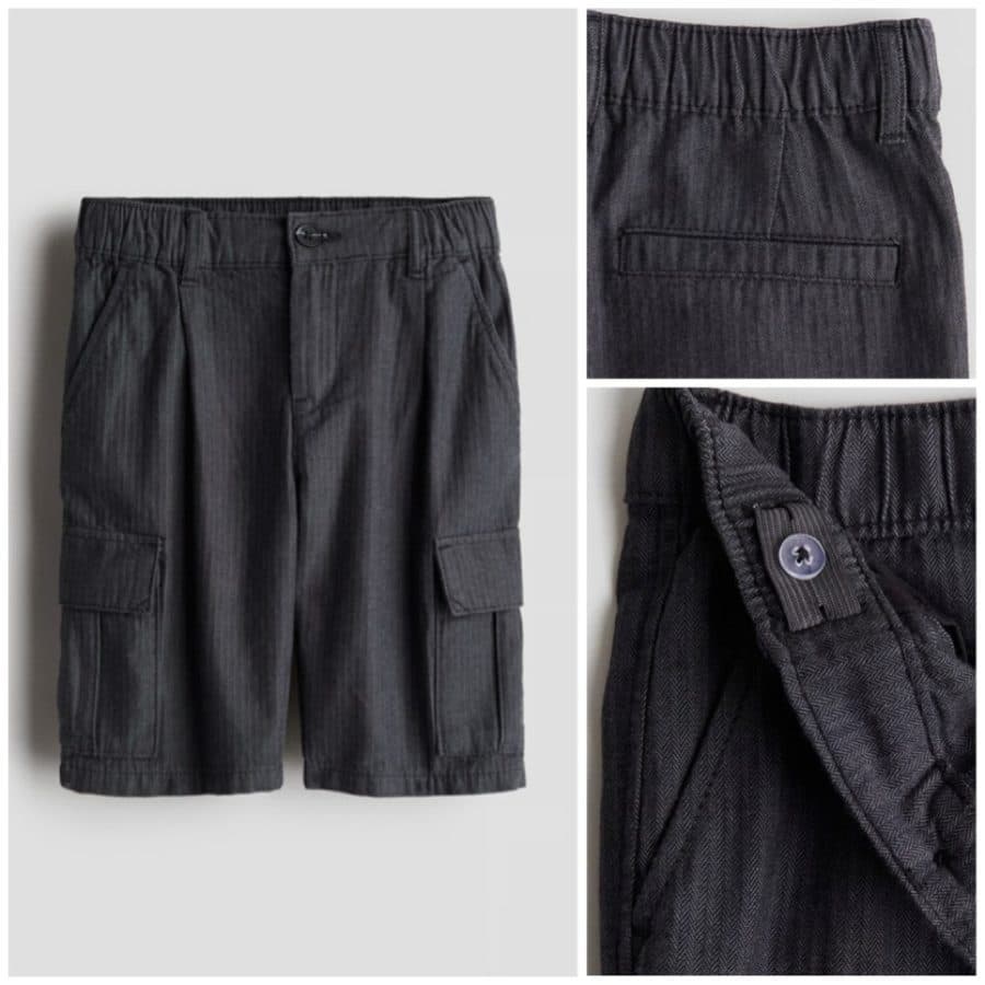 H&M SALE, Dark Grey Cargo Short Pants