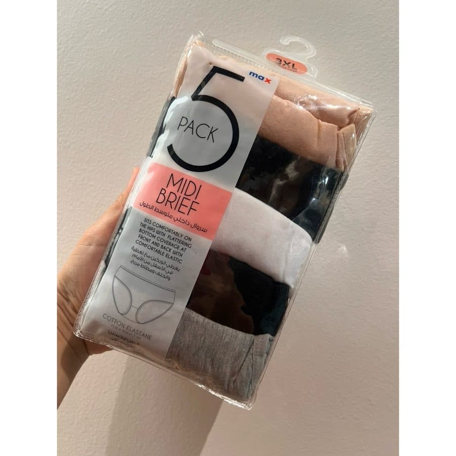 MAX SALE, 5 Pack Midi Brief — gambar 3