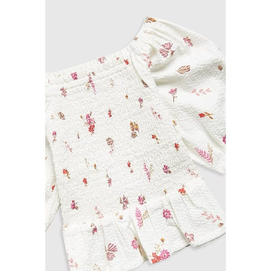 MOTHERCARE SALE, Floral White Woven Blouse — gambar 4