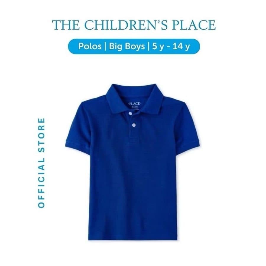 THE CHILDREN’S PALACE, Electric Blue Polo Shirt