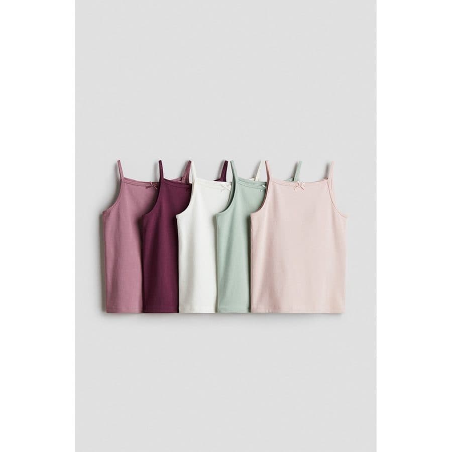 H&M SALE, 5 Pack Pink Rose Vest